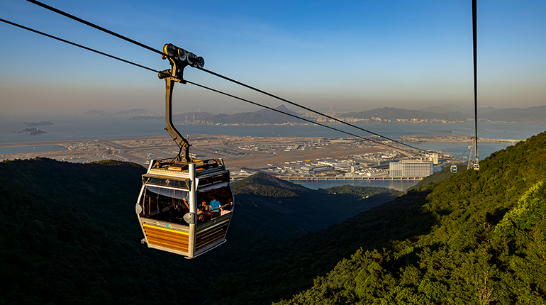Ngong Ping 360: Adult-Crystal Cabin of Round Trip Cable Car e-Voucher